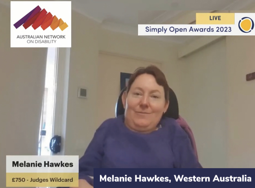 PDA’s Melanie Hawkes announced as a winner in Simply Open Awards