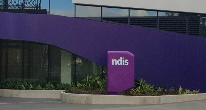 Building with NDIS sign